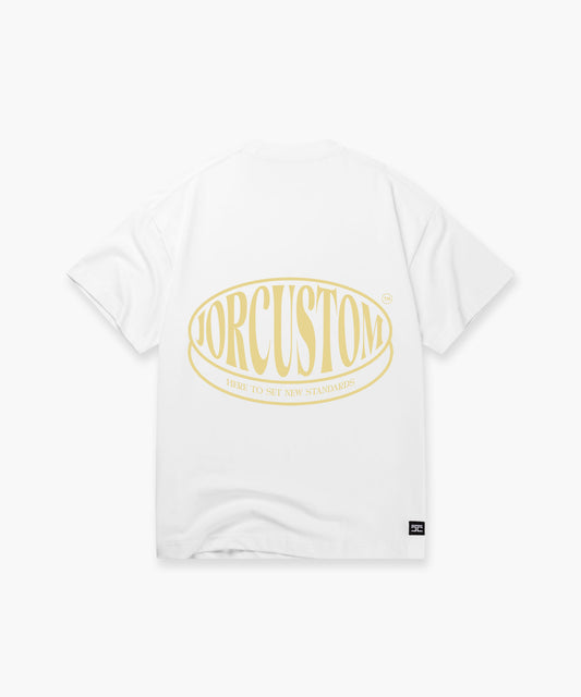 Stretched Loose Fit T-Shirt - White