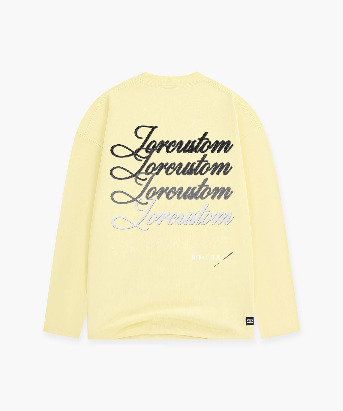 Stitched Longsleeve T-Shirt - VintageYellow