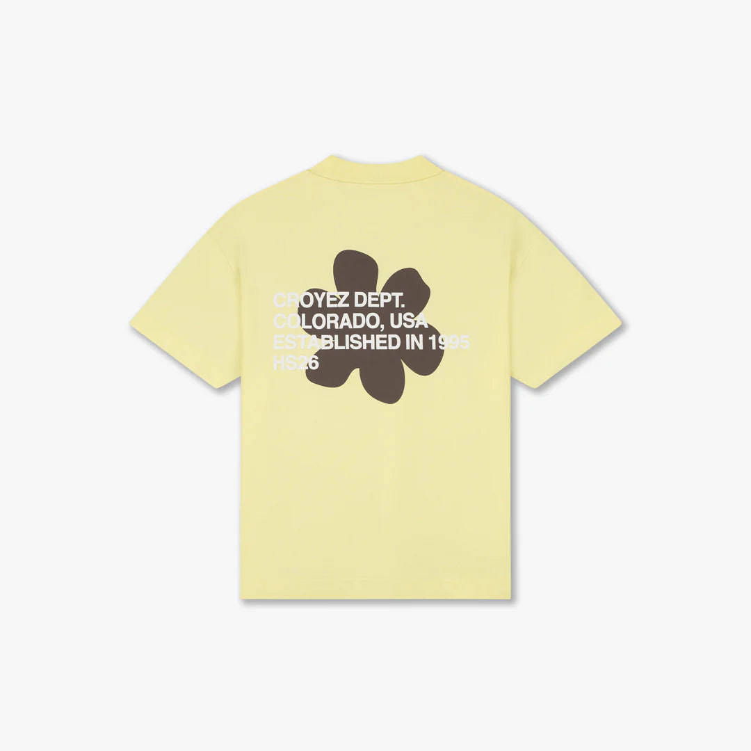 Croyez Silhouette T-Shirt - Butter Yellow
