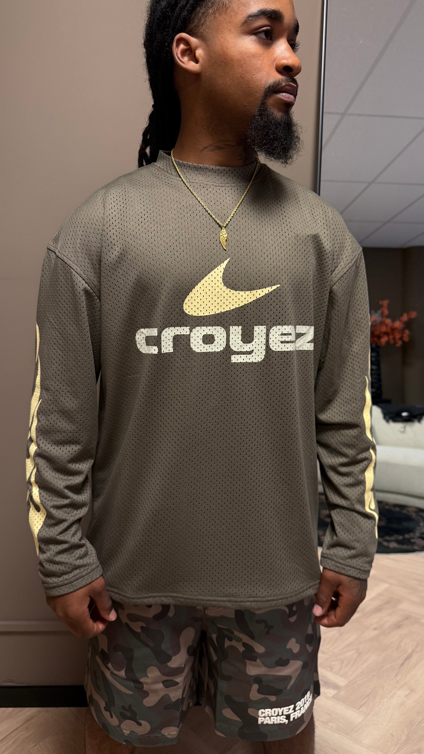 Croyez Service Dept Longsleeve - Washed Brown