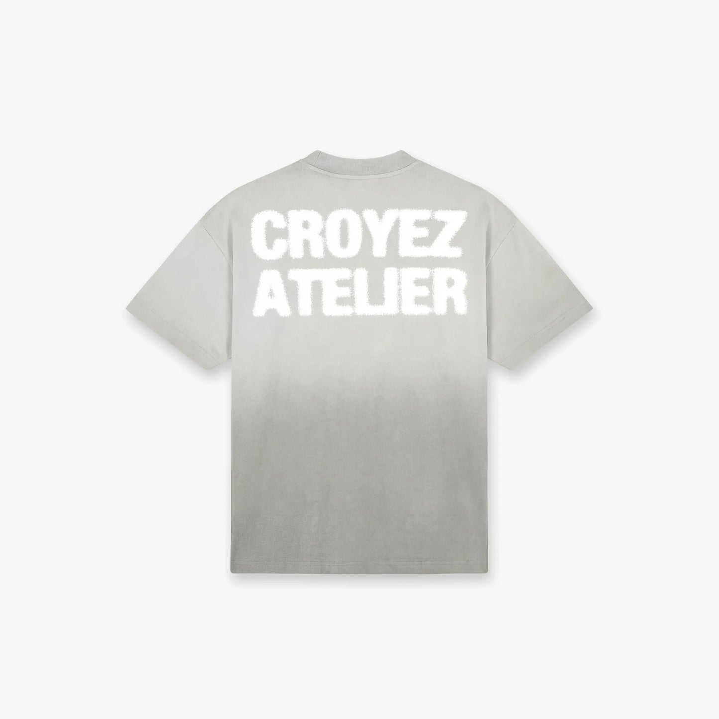 Croyez Sprayed Atelier T-Shirt - Light Grey