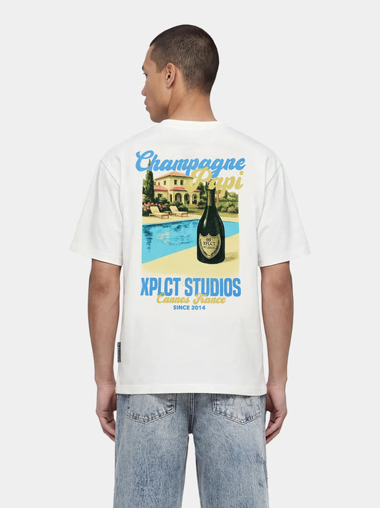XPLCTStudios Champagne Tee - Off-White T-Shirt