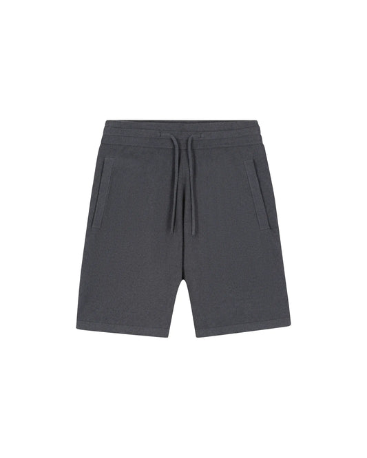 Malelions Men Bouclé Shorts - Antra Grey