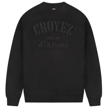 Malelions Men Knitted Atelier Sweater - Black