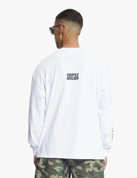 Croyez Camo Longsleeve - White