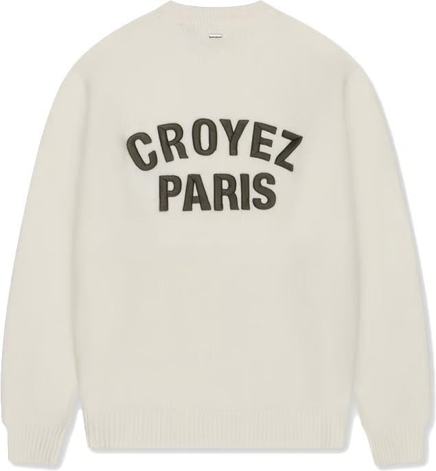Croyez Paris Knit Sweater - Off-White