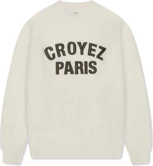 Croyez Paris Knit Sweater - Off-White
