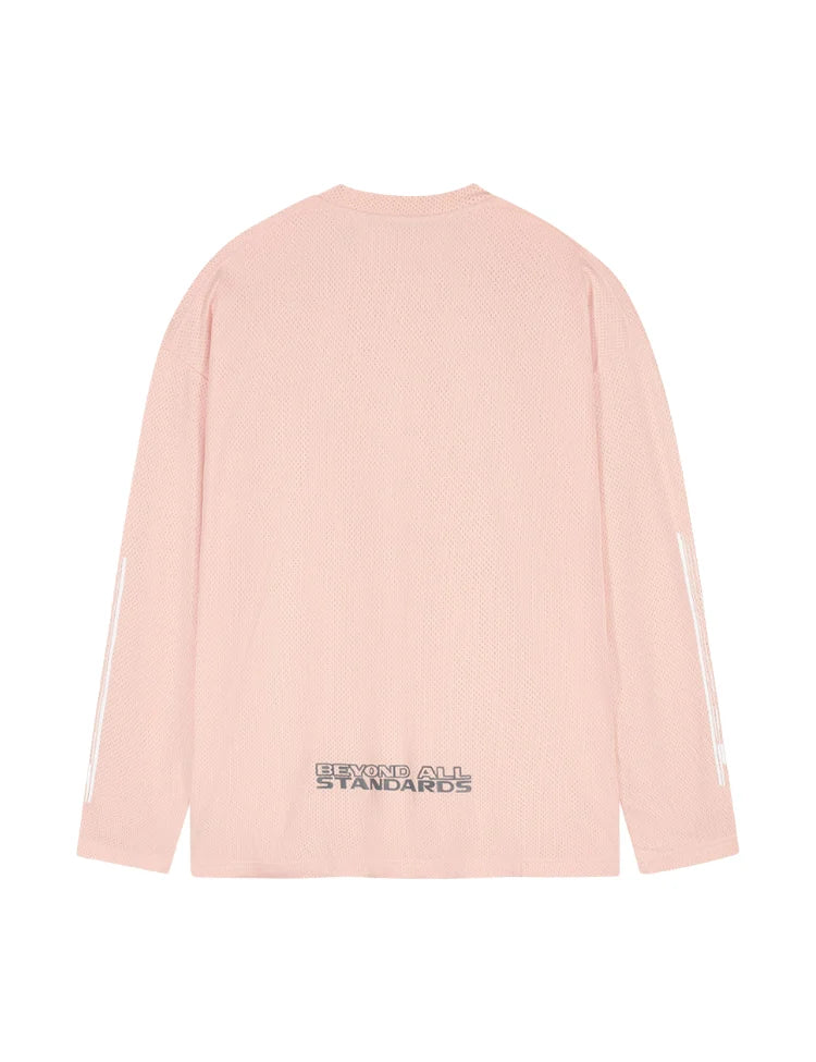 JorCustom Longsleeve Mesh T-Shirt AshPink