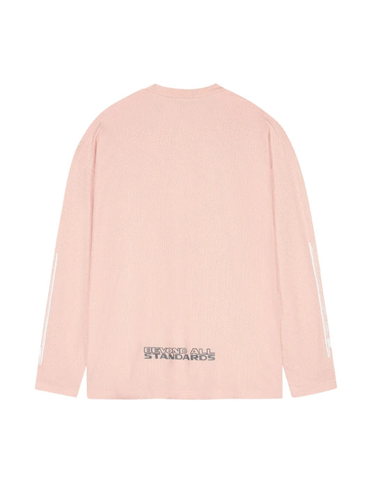 JorCustom Longsleeve Mesh T-Shirt AshPink