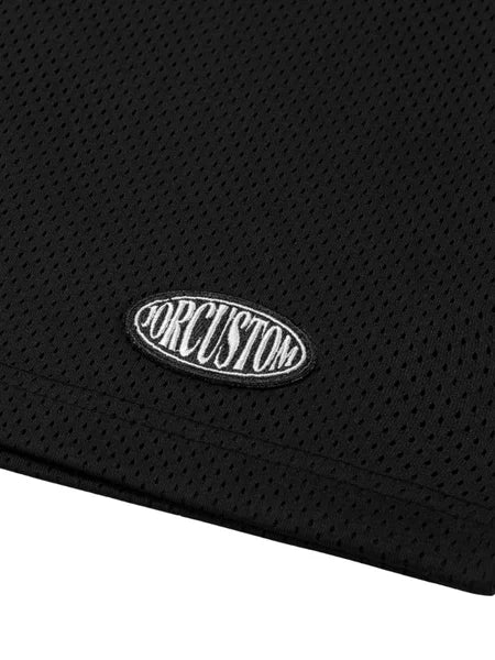 JorCustom Stretched Mesh short-Black