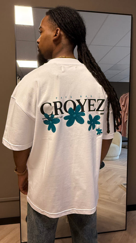 Croyez Botanique T-Shirt white/Dark Teal