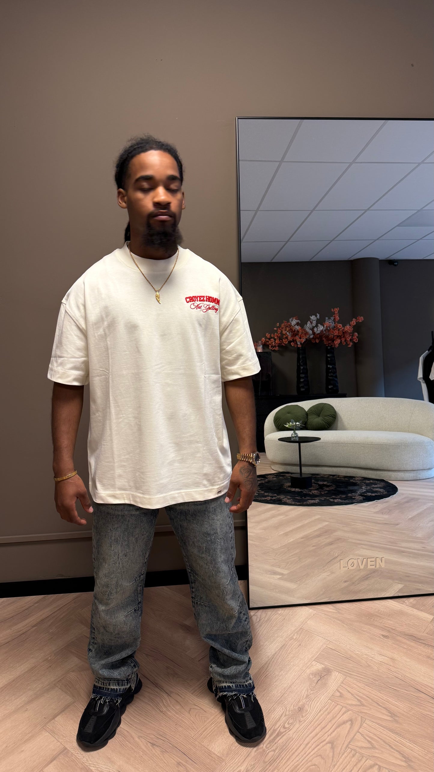 Croyez Worker T-shirt Off-White