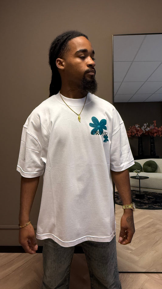 Croyez Botanique T-Shirt white/Dark Teal