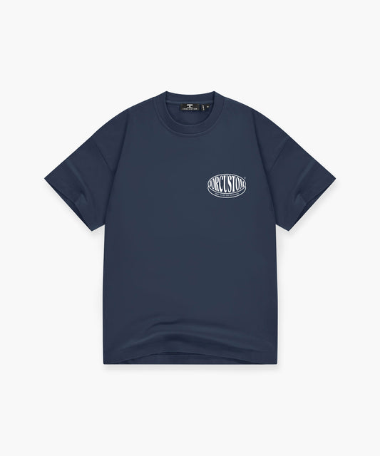 Stretched Loose Fit T-Shirt - MidnightBlue