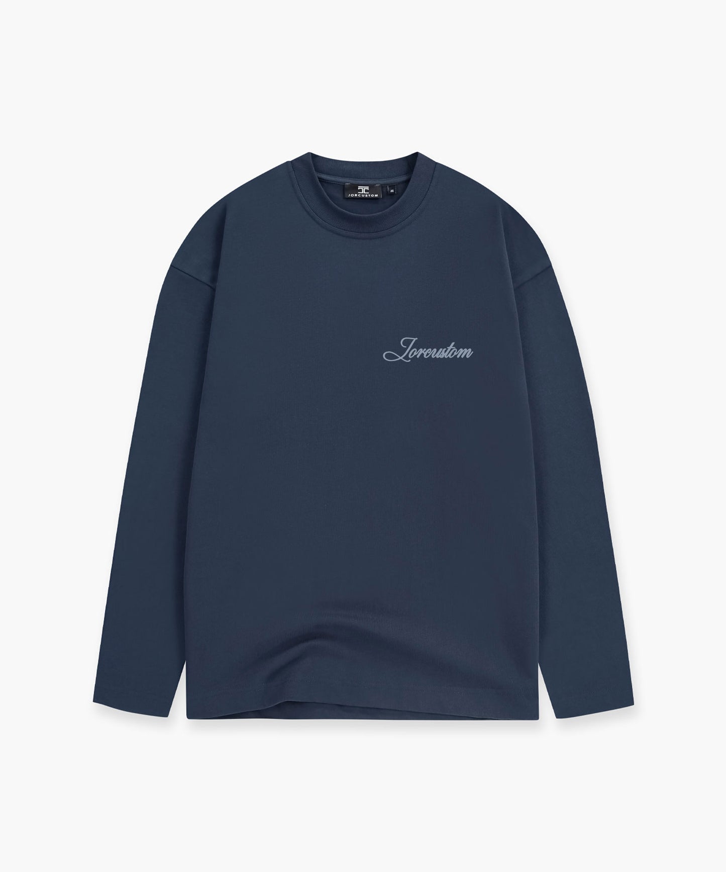Stitched Longsleeve T-Shirt - midnightblue