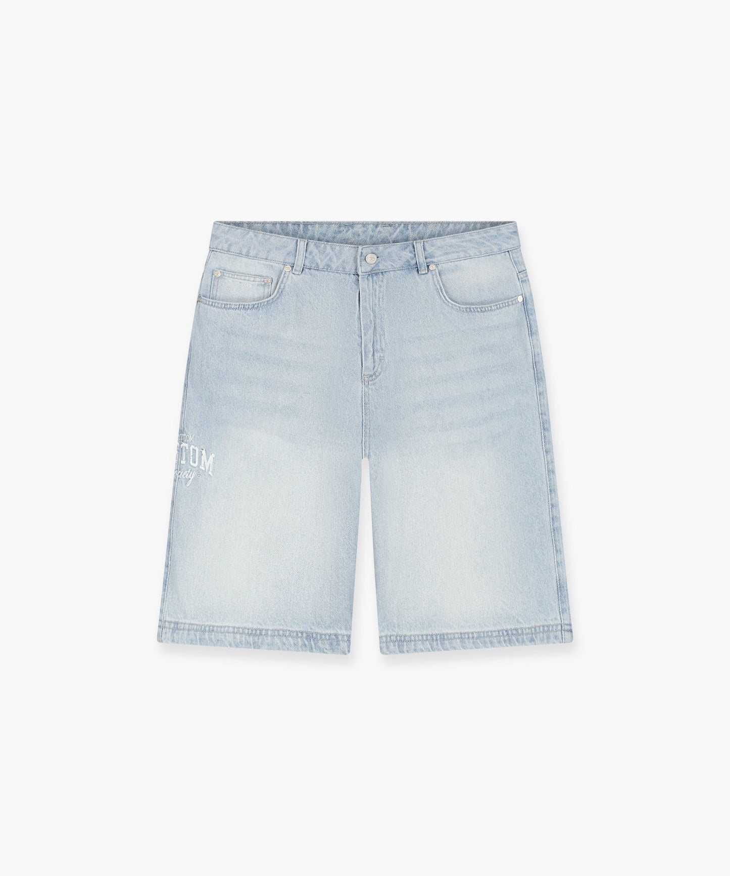 CustomSociety Denim Short - LightBlue