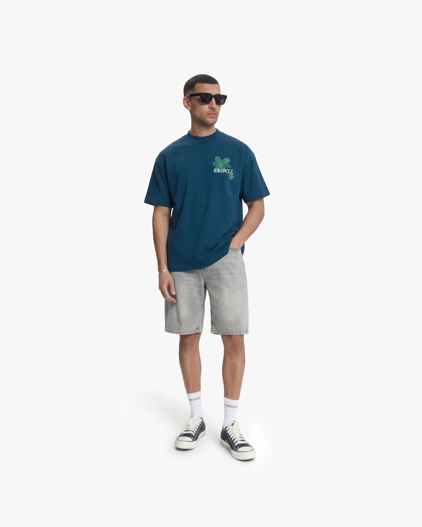 Croyez Botanique T-Shirt - Dark Teal