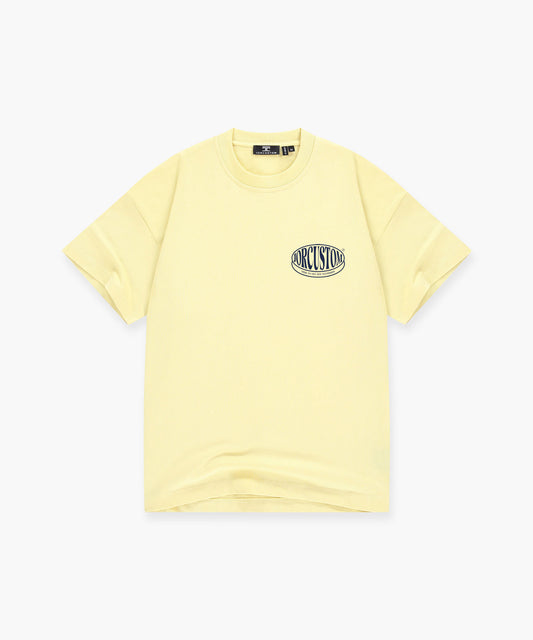 Stretched Loose Fit T-Shirt - VintageYellow