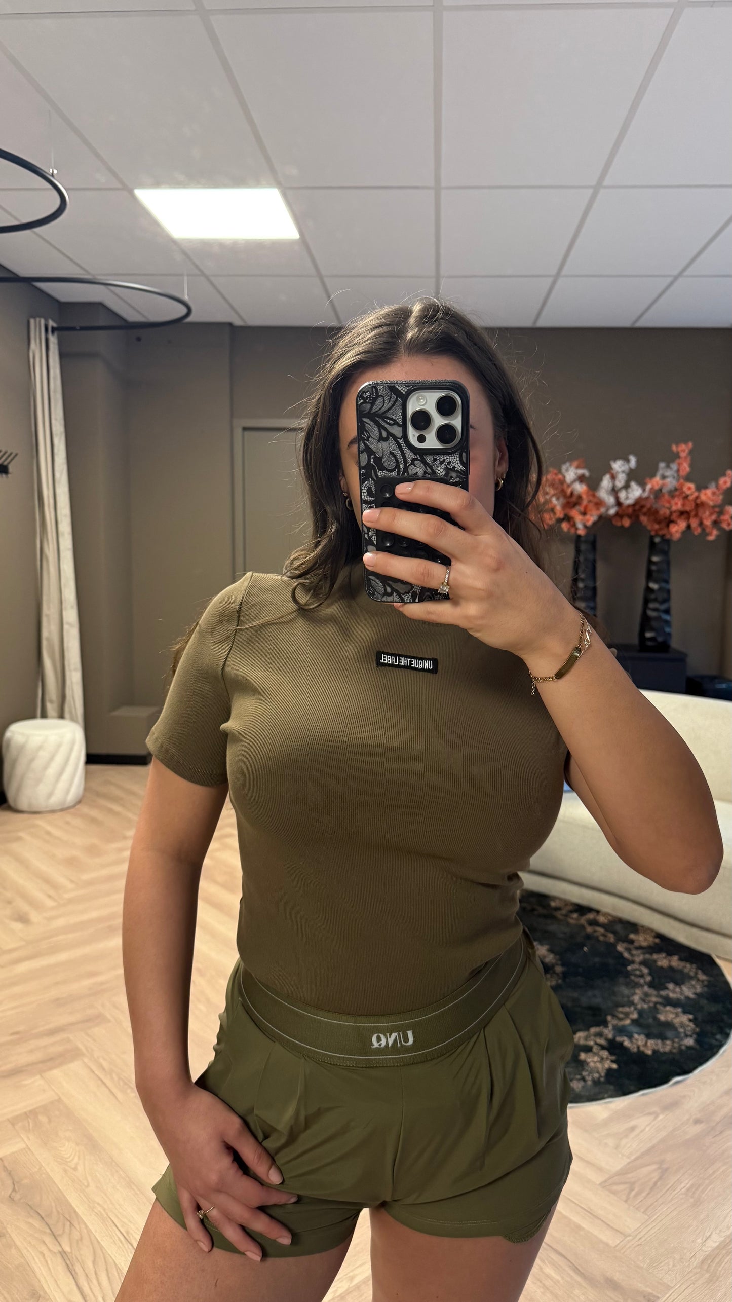 Unique The Label Jill Short Sleeve - Groen