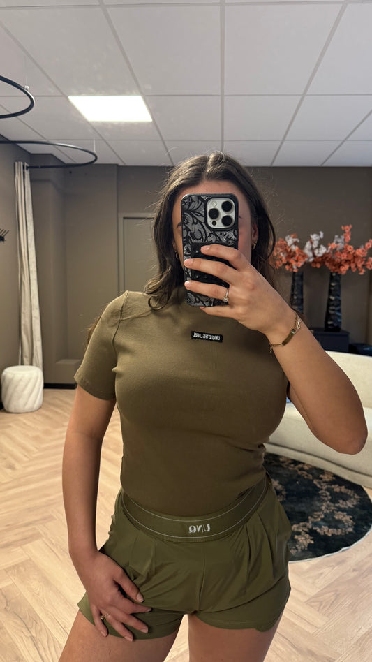 Unique The Label Jill Short Sleeve - Groen