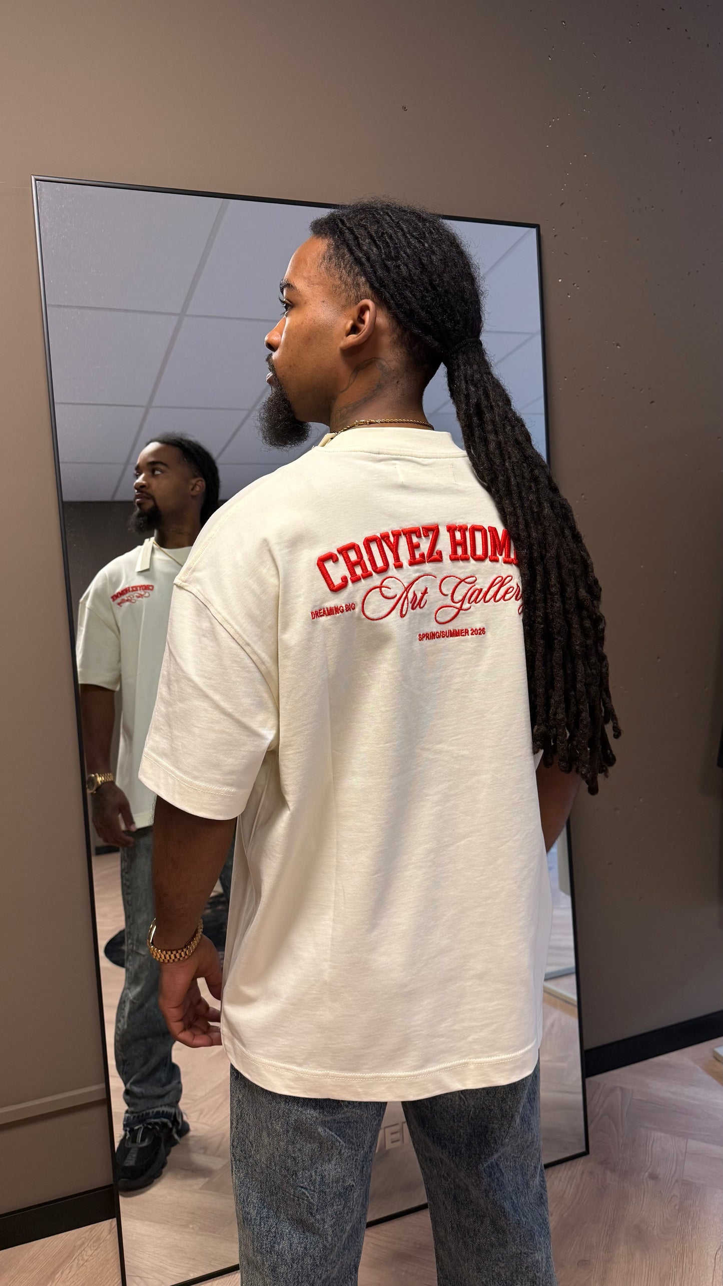 Croyez Worker T-shirt Off-White