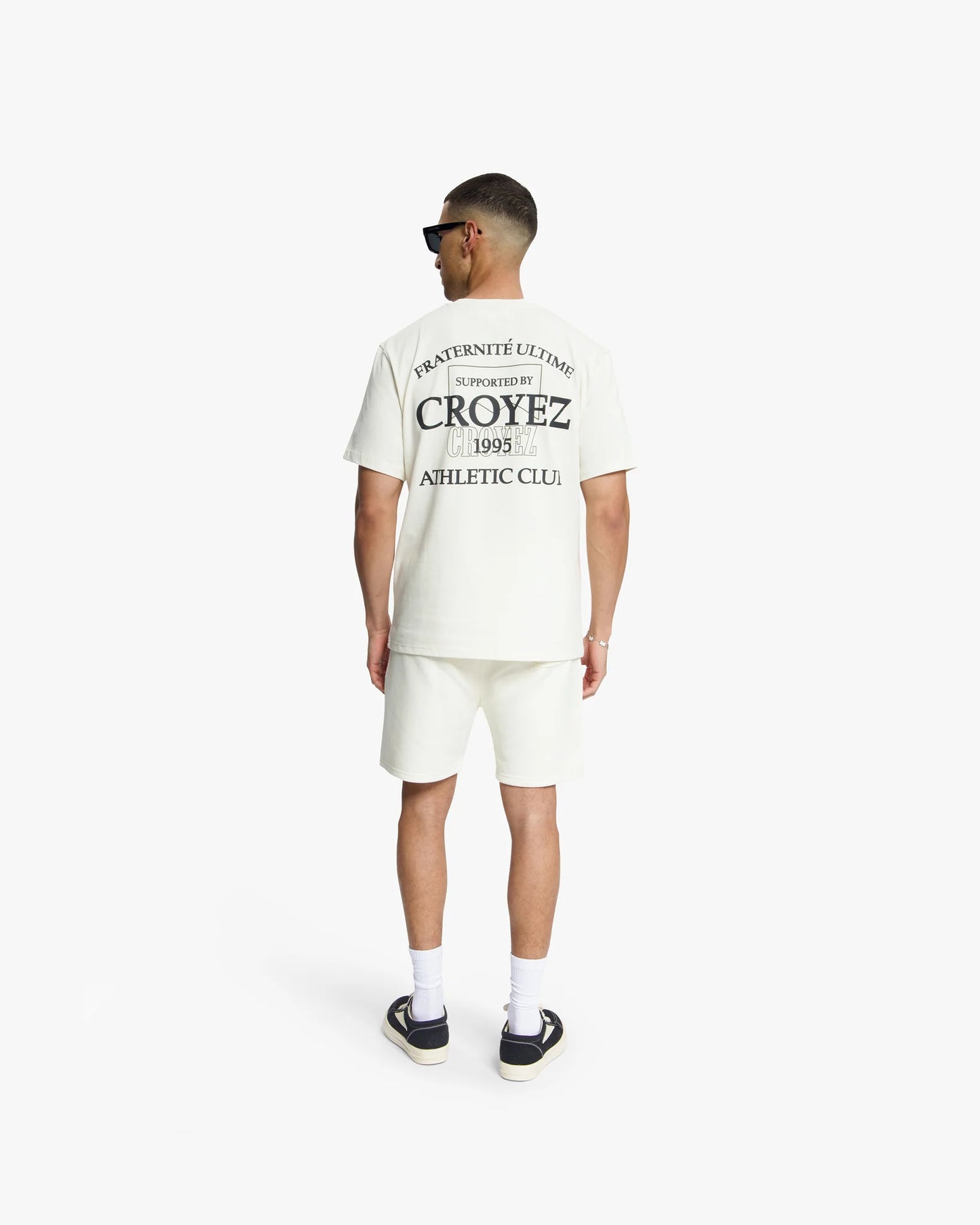 Croyez Overlay Fraternite T-Shirt - Off-White