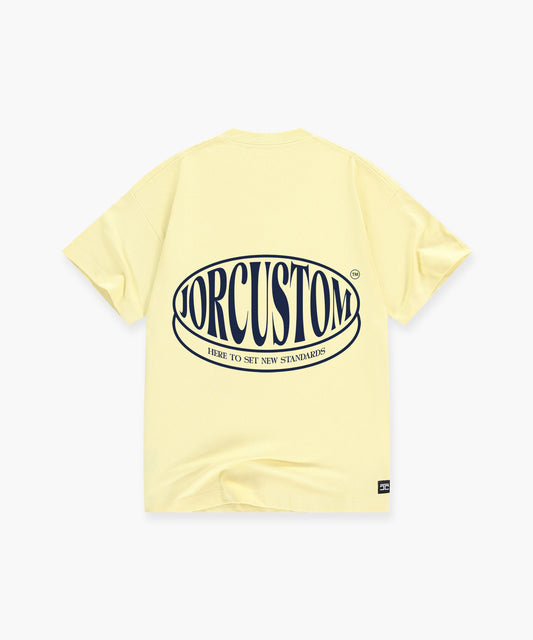 Stretched Loose Fit T-Shirt - VintageYellow