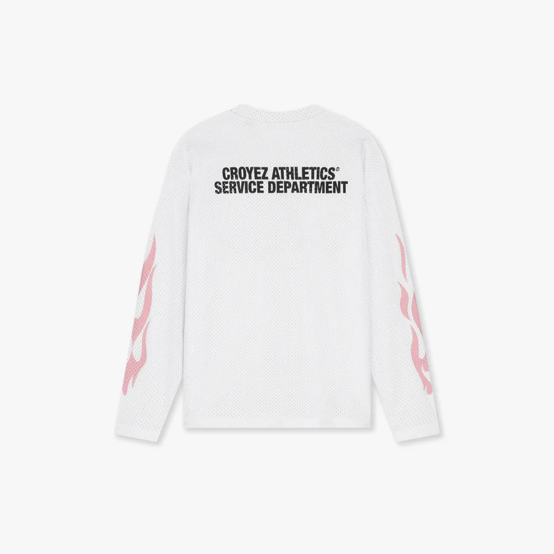 Croyez Service Dept Longsleeve - White