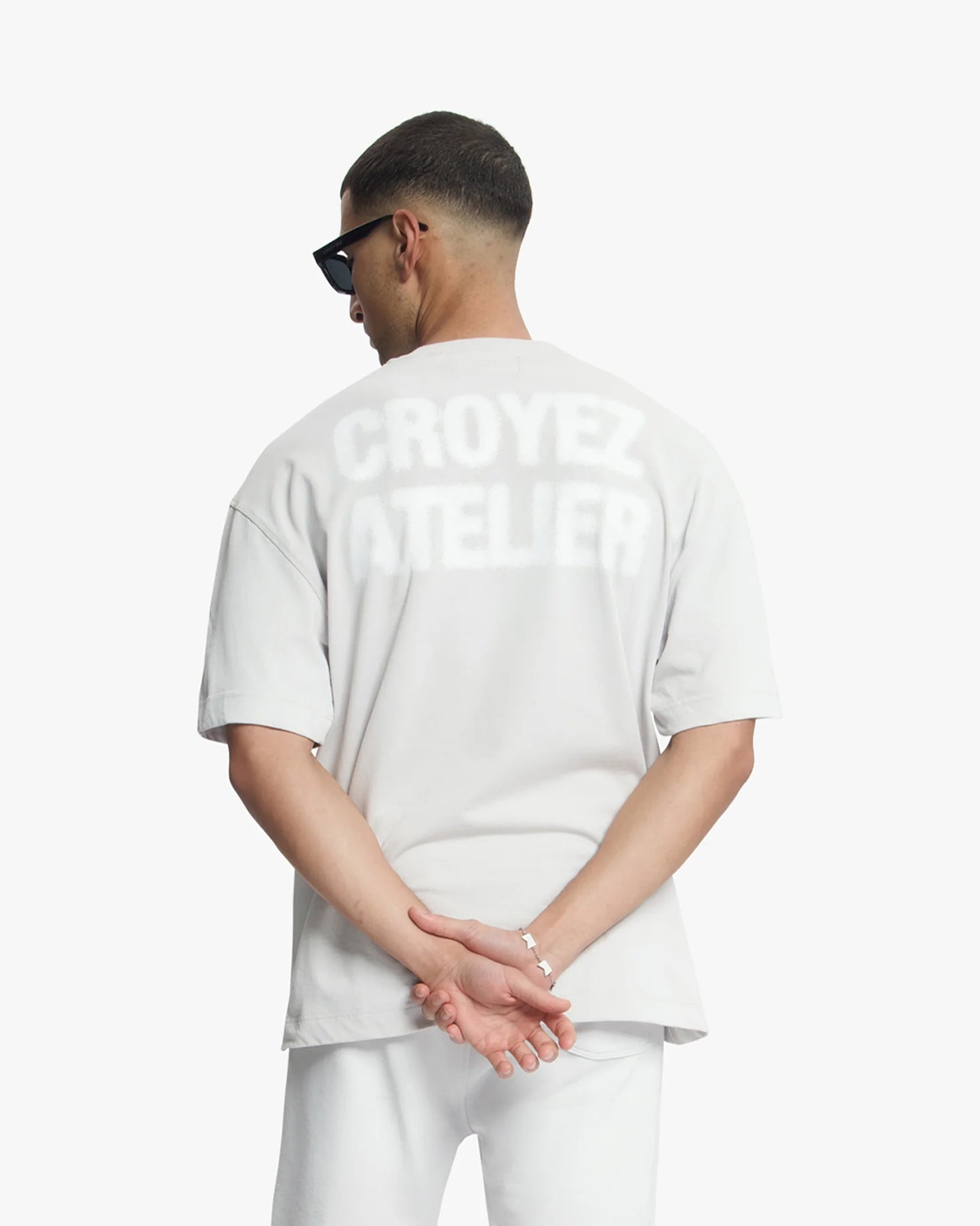 Croyez Sprayed Atelier T-Shirt - Light Grey
