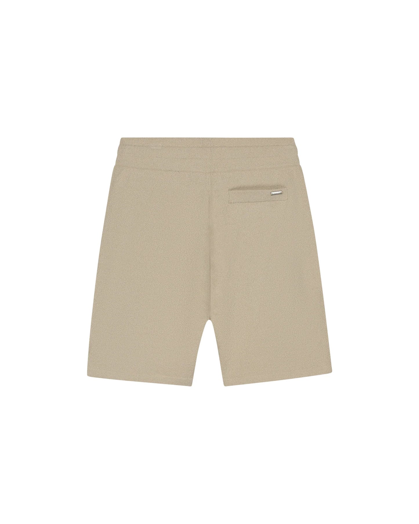 Malelions Men Bouclé Shorts - Light Taupe