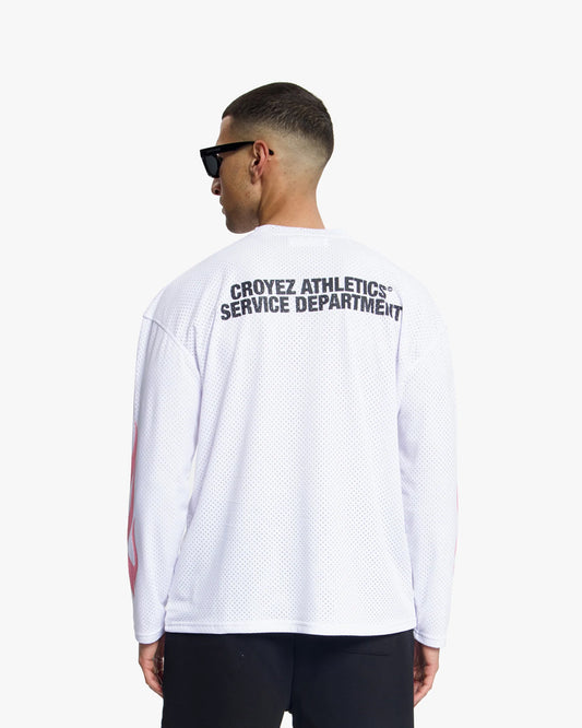 Croyez Service Dept Longsleeve - White