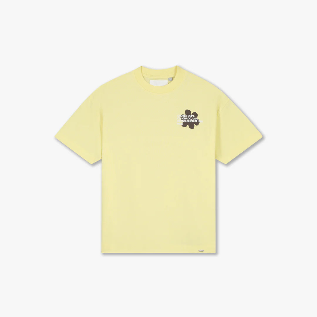 Croyez Silhouette T-Shirt - Butter Yellow