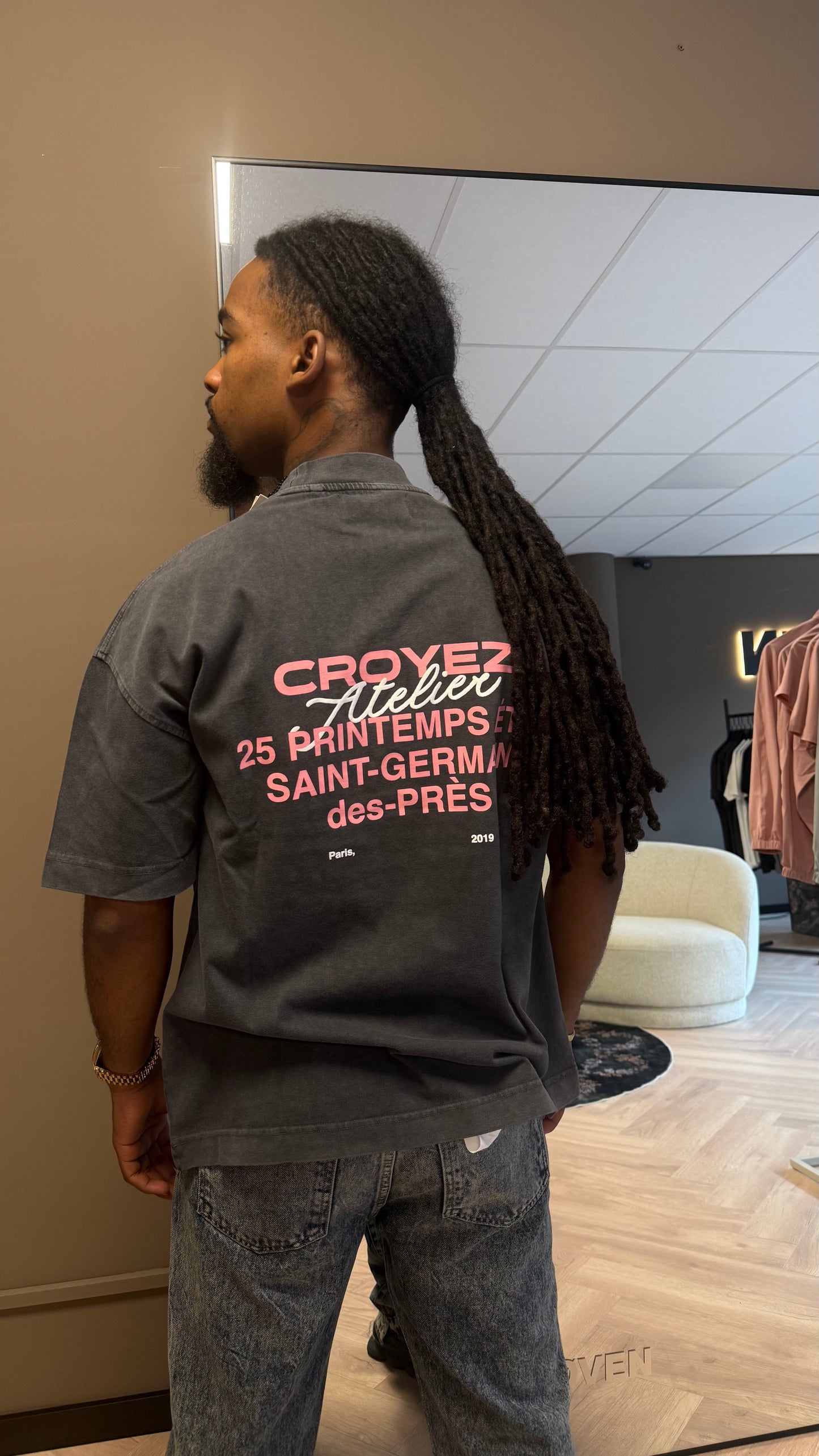 Croyez Printemps T-Shirt Acid Wash