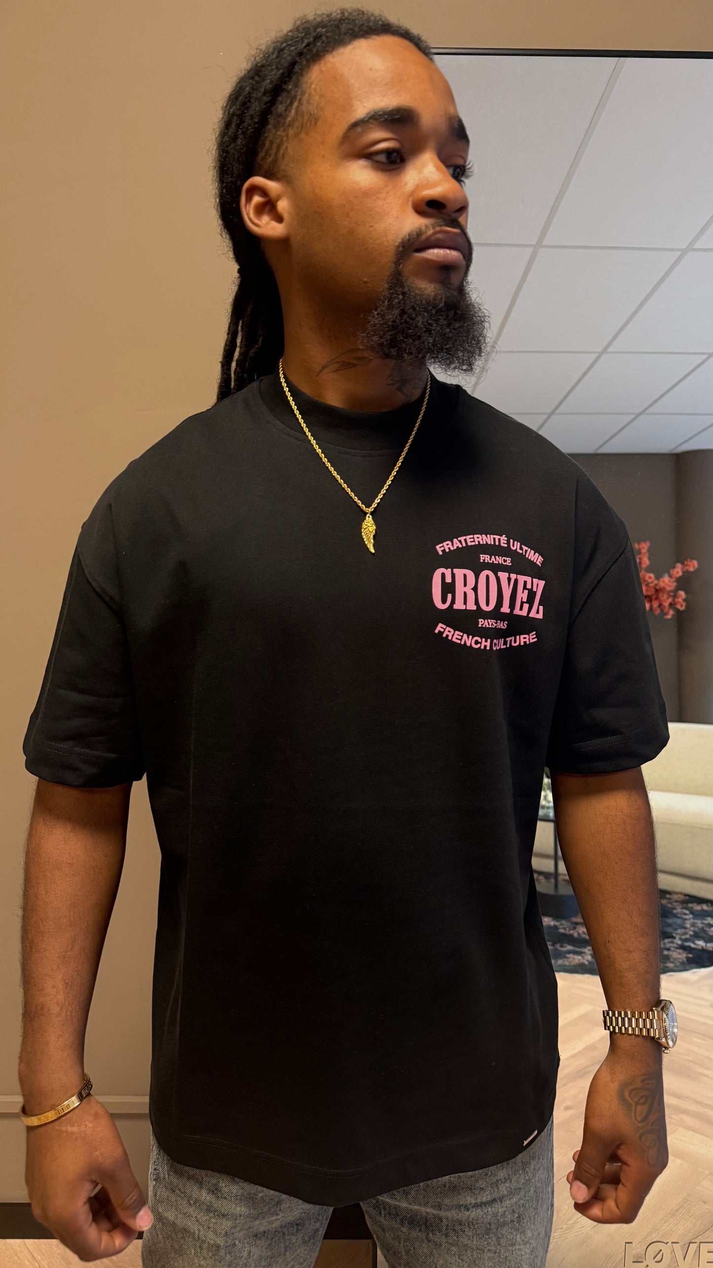 Croyez Stamp T-Shirt Black