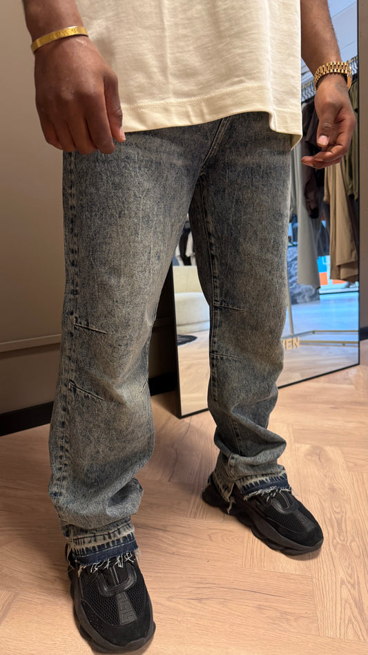Croyez CD1 Stepped HEM Jeans Light Blue