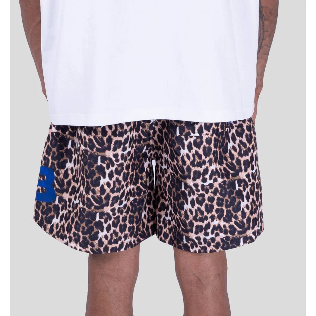 Bobby Blanks Banner Swimshort Leopard