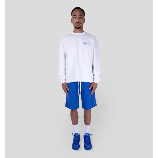 Bobby Blanks Bookmark Longsleeve White/Cobalt