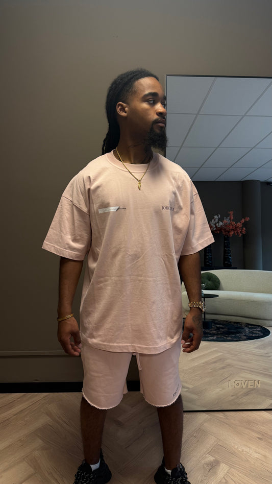 Jorcustom Summer Set Loose Fit T-Shirt Ash Pink