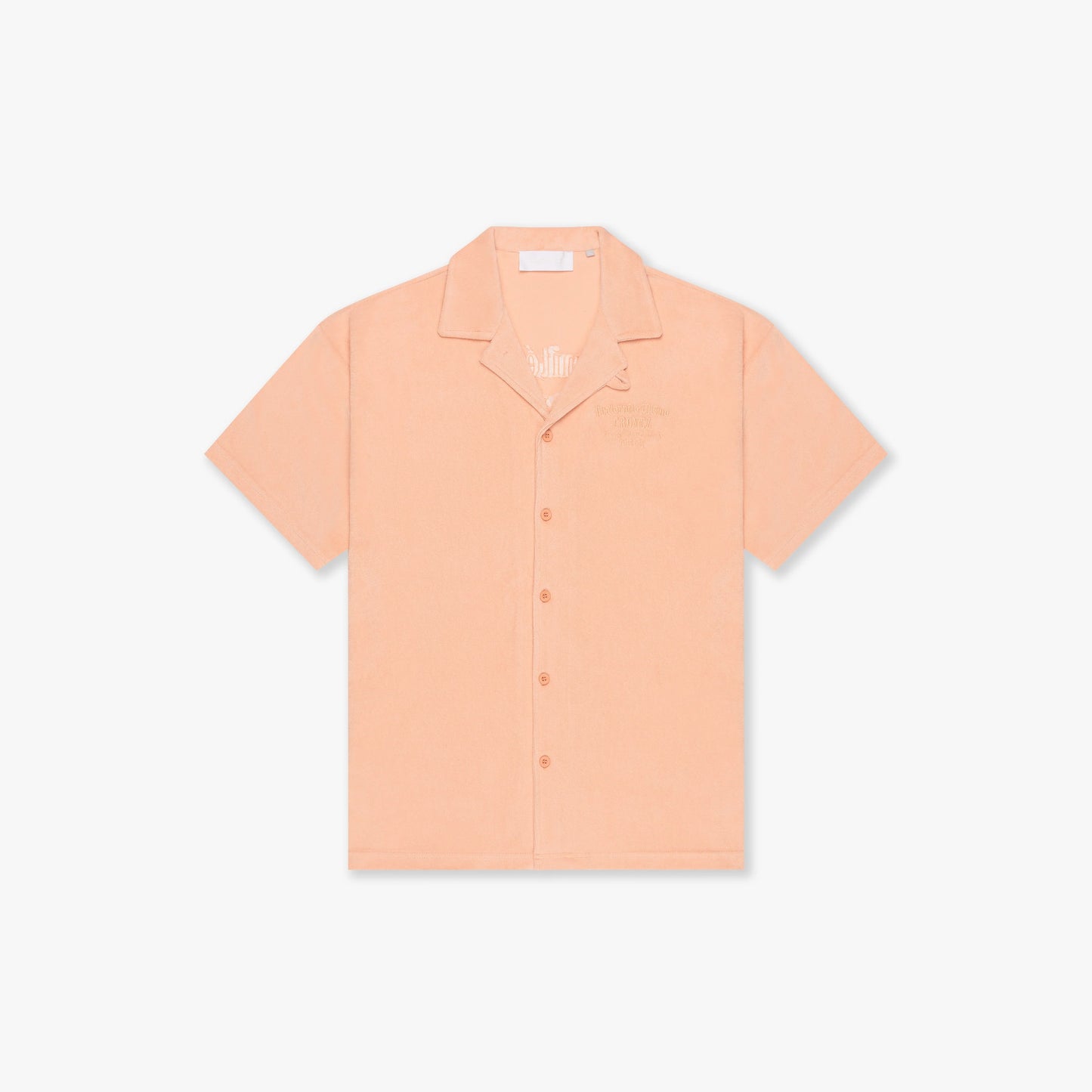 Croyez Fraternite Towelling Shirt - Peach