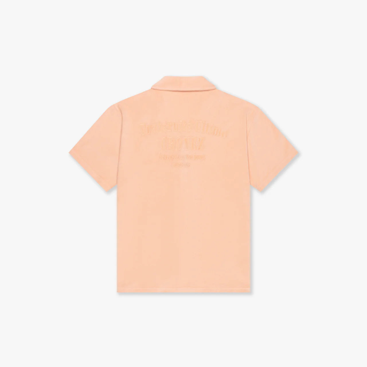 Croyez Fraternite Towelling Shirt - Peach