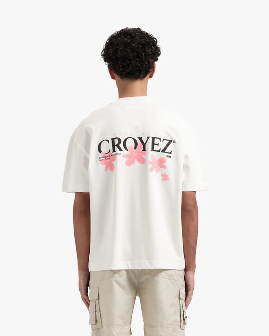 Croyez Botanique T-Shirt Off-White/Pink