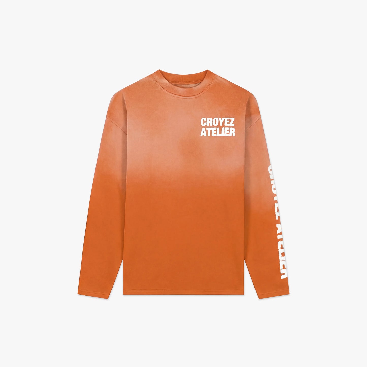 Croyez Sprayed Atelier Longsleeve - Orange