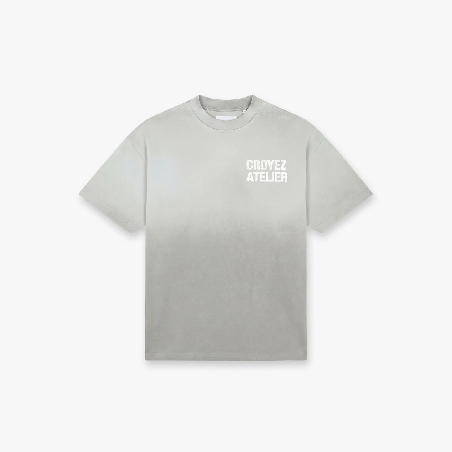 Croyez Sprayed Atelier T-Shirt - Light Grey