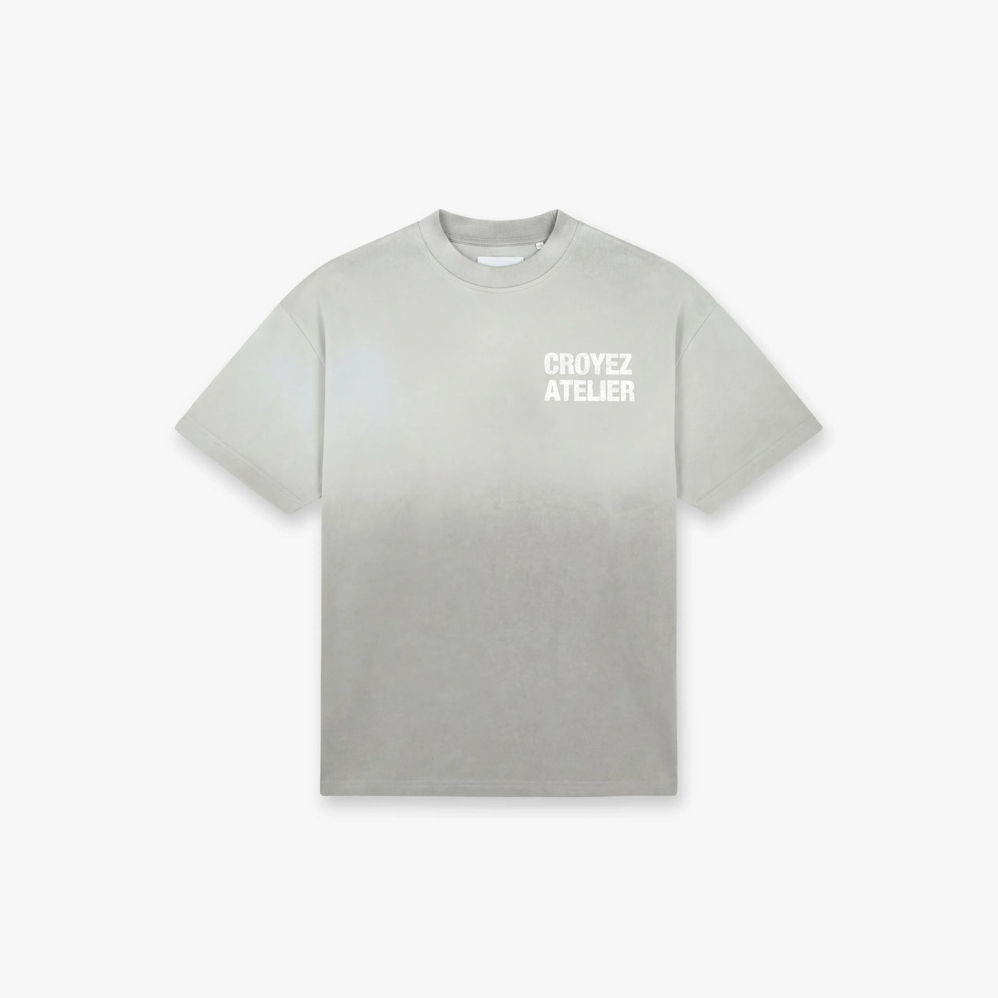 Croyez Sprayed Atelier T-Shirt - Light Grey