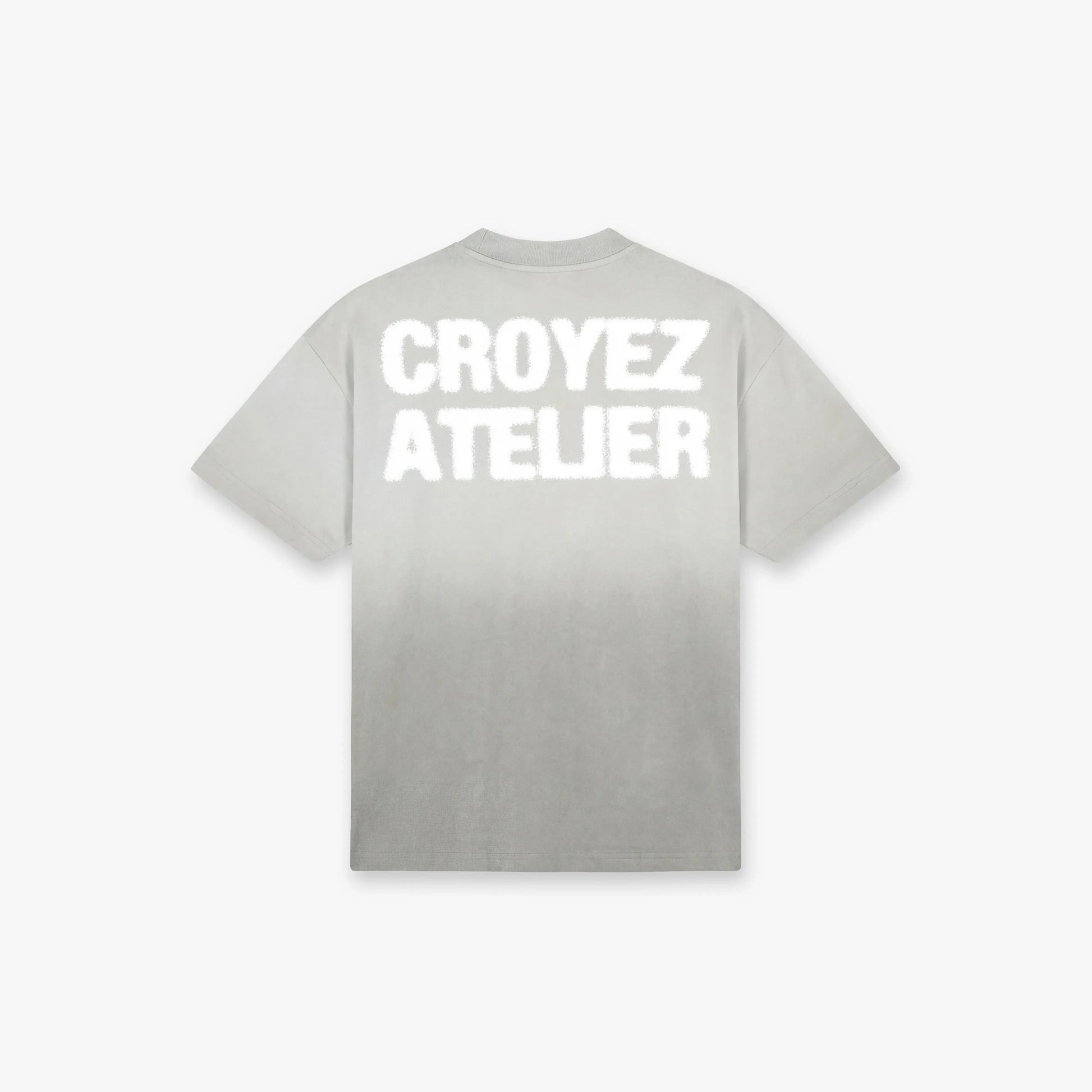 Croyez Sprayed Atelier T-Shirt - Light Grey