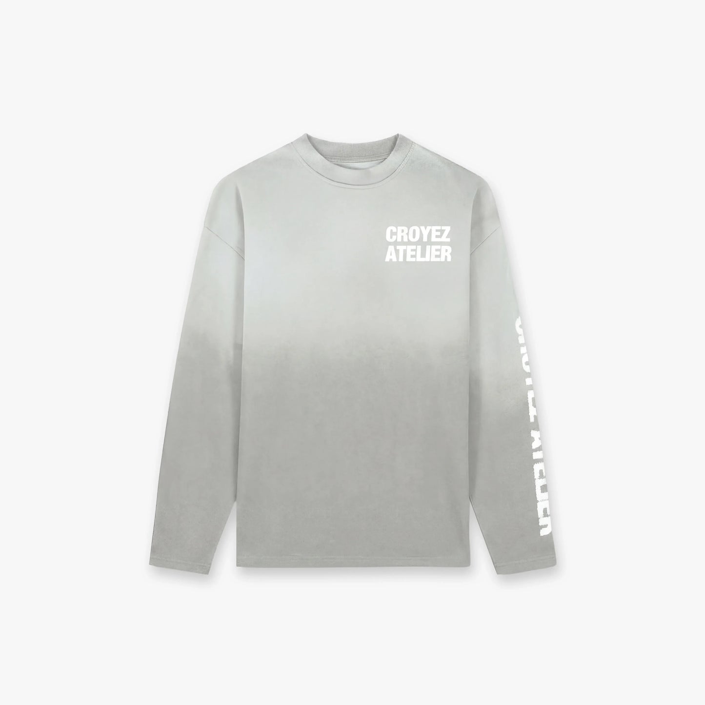Croyez Sprayed Atelier Longsleeve - Light Grey