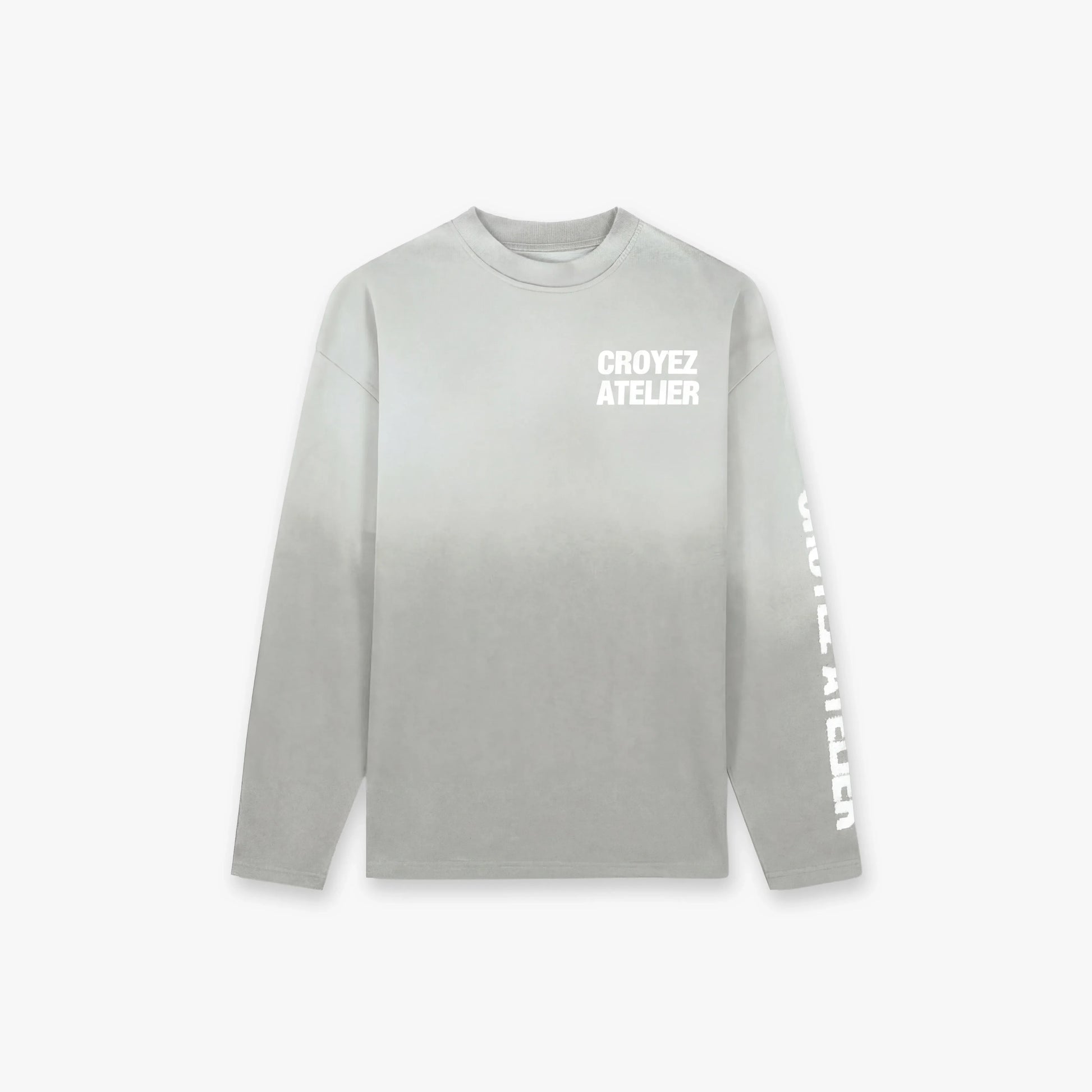 Croyez Sprayed Atelier Longsleeve - Light Grey