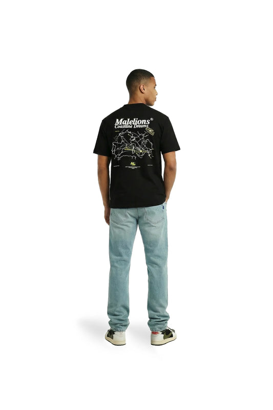 Malelions Men Straight Fit Jeans Light Blue