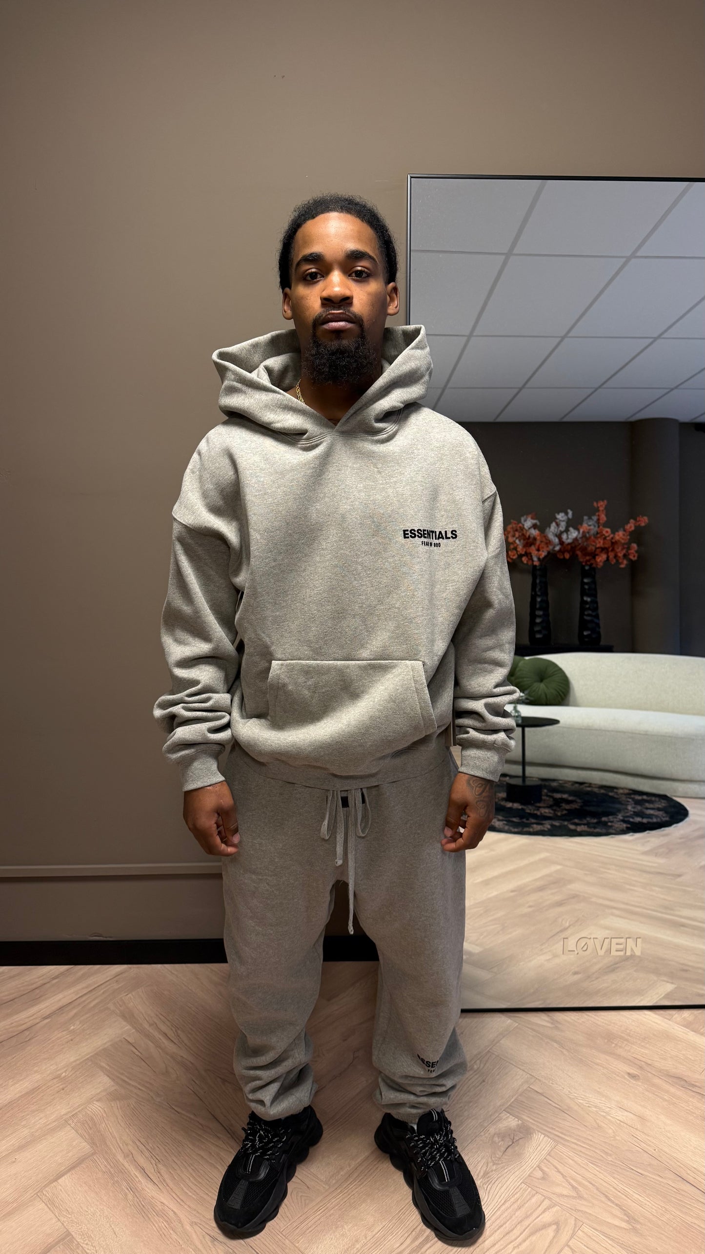 Essentials Dark Oatmeal Pants
