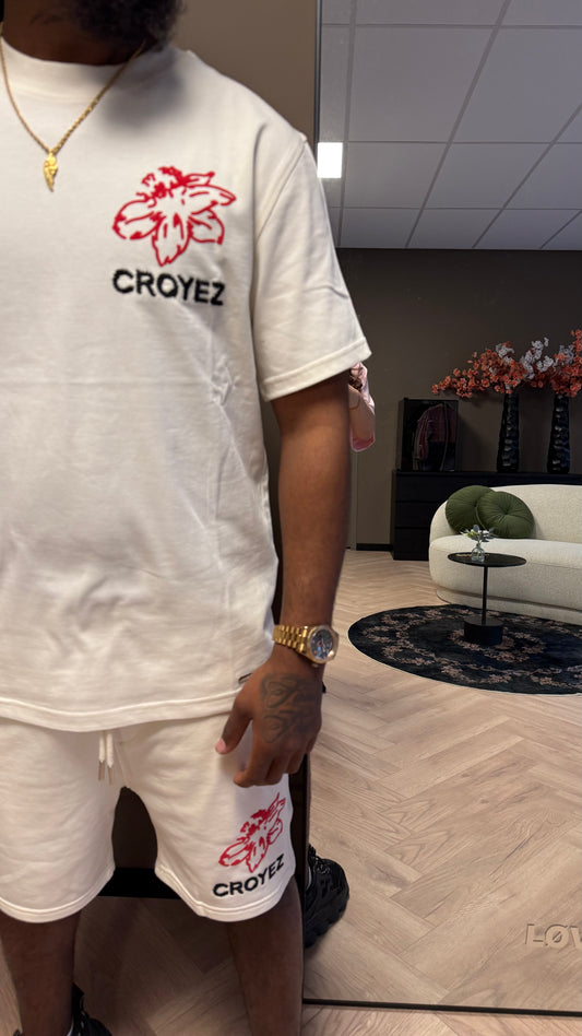 Croyez Gardener Shorts Off-White